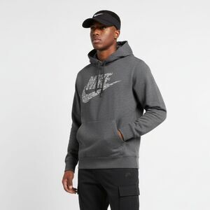 Nike Gray Graphic Print Hoodie Long Sleeve Sweatshirt XL